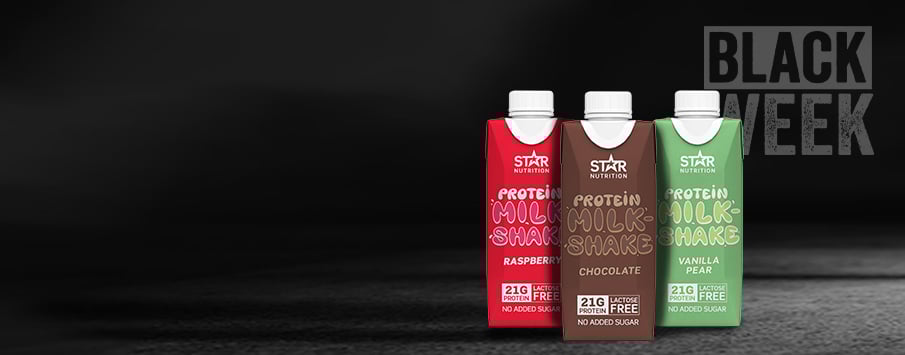 Star Nutrition Protein Milkshake -15%. Tarjous on voimassa 30. marraskuuta saakka. 